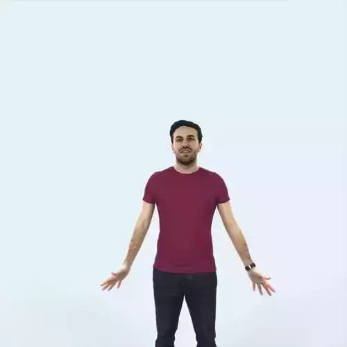 Flow 01H Animated Rigged Casual Man