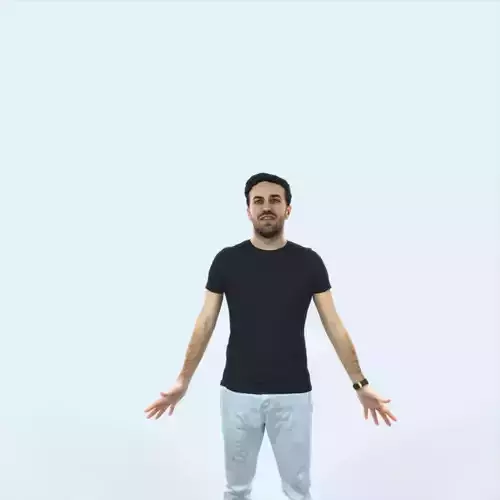 Flow 01D Animated Rigged Casual Man