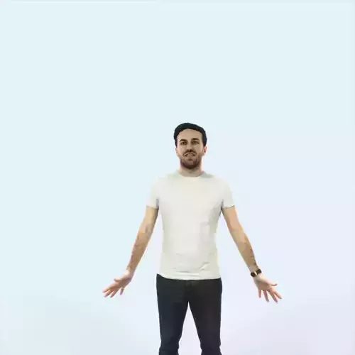 Flow 01C Animated Rigged Casual Man