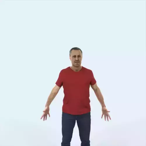 Fortitude 01F Animated Rigged Casual Man