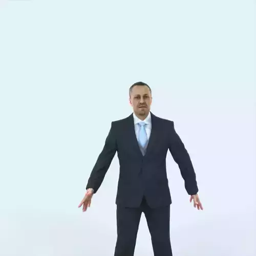 Fortitude 01I Animated Rigged Elegant Business man