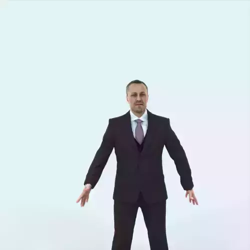 Fortitude 01H Animated Rigged Elegant Business man