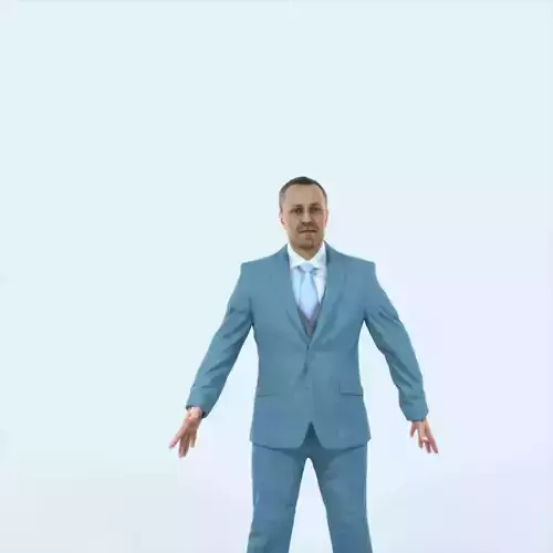 Fortitude 01G Animated Rigged Elegant Business man