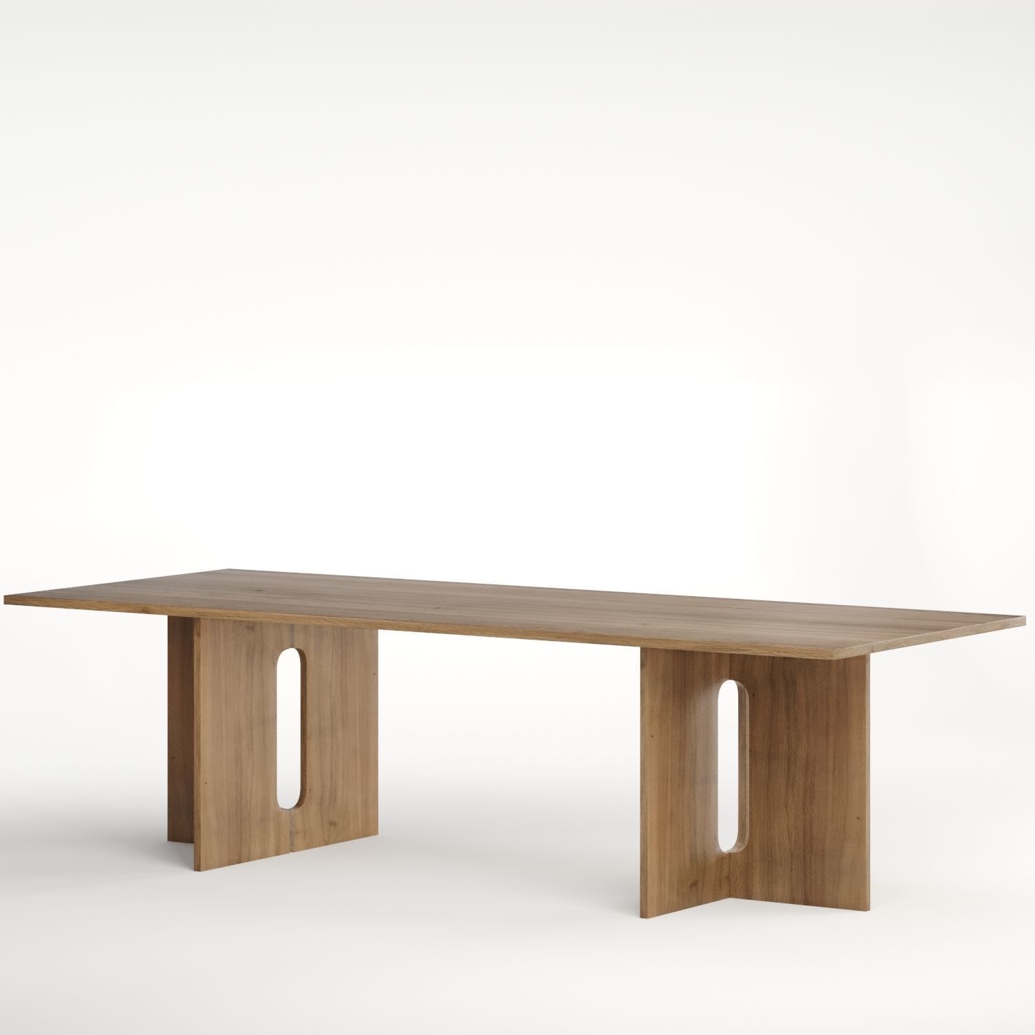 Androgyne dining table Low-poly 3D model_5