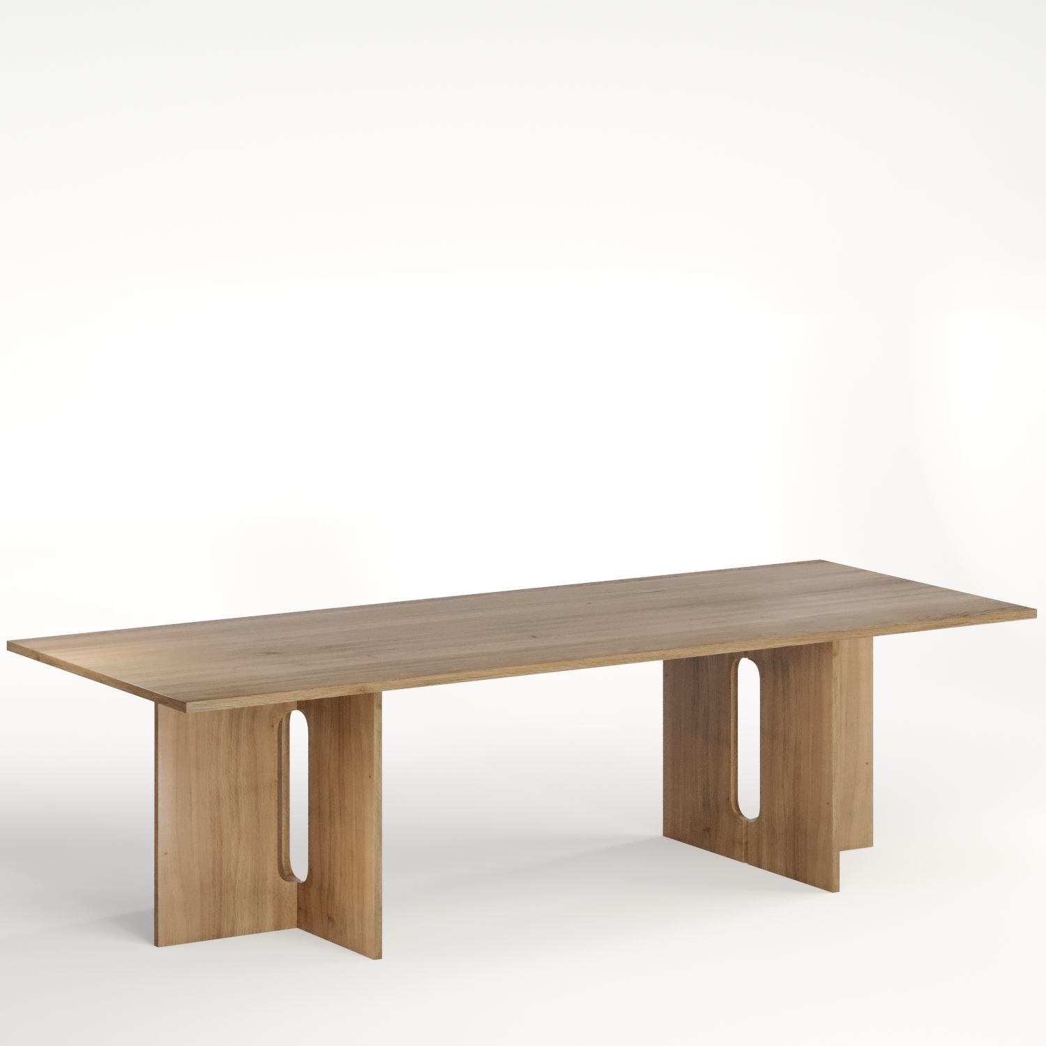Androgyne dining table Low-poly 3D model_6