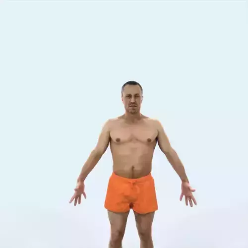 Fortitude K Animated Rigged Beach Sports Man