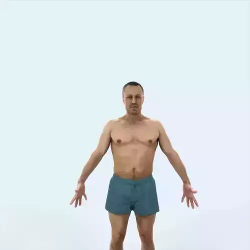 Fortitude G Animated Rigged Beach Sports Man