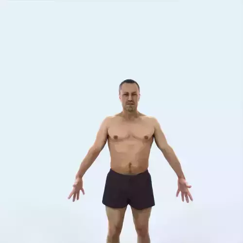 Fortitude E Animated Rigged Beach Sports Man