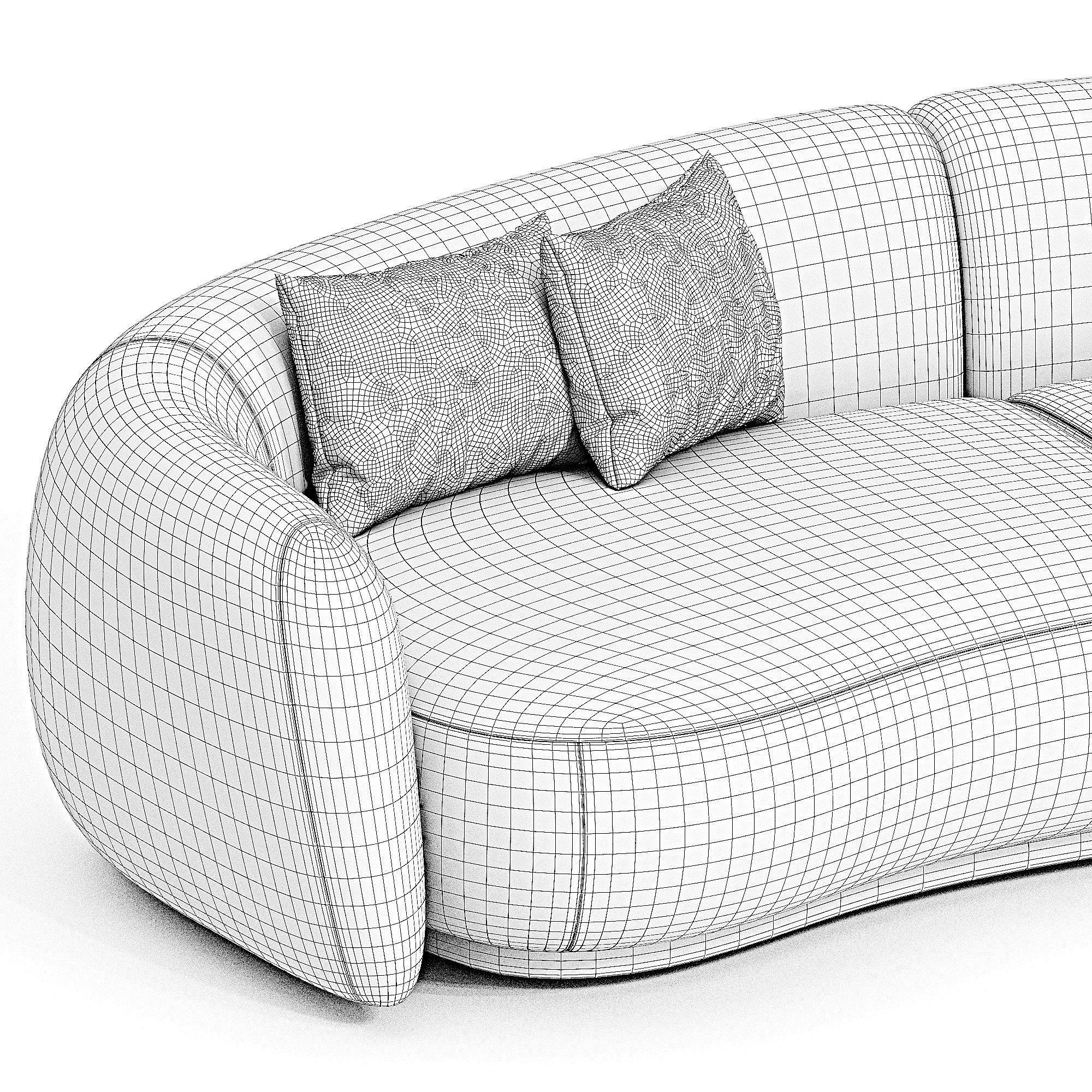 PACIFIC sofa  By Moroso 3d model 3D model_4