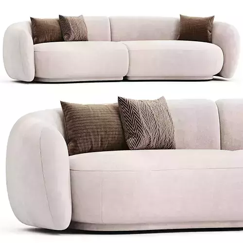 PACIFIC sofa  By Moroso 3d model