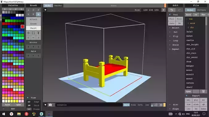 voxel furniture for home