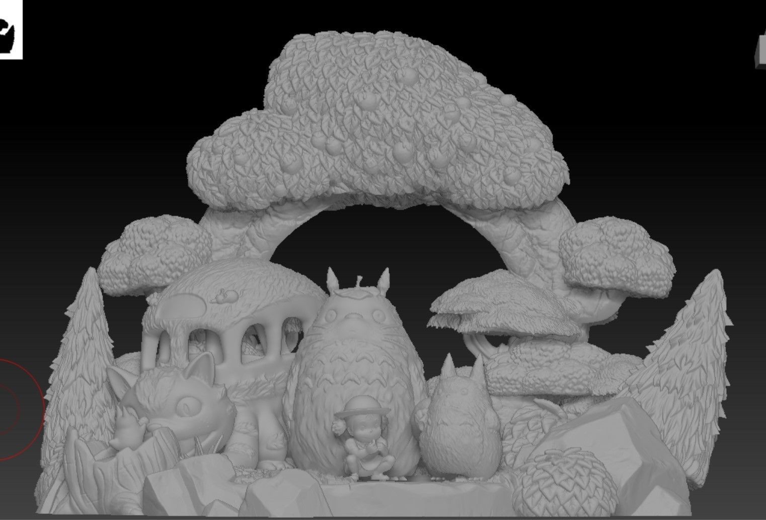 mon voisin totoro 3D print model_1