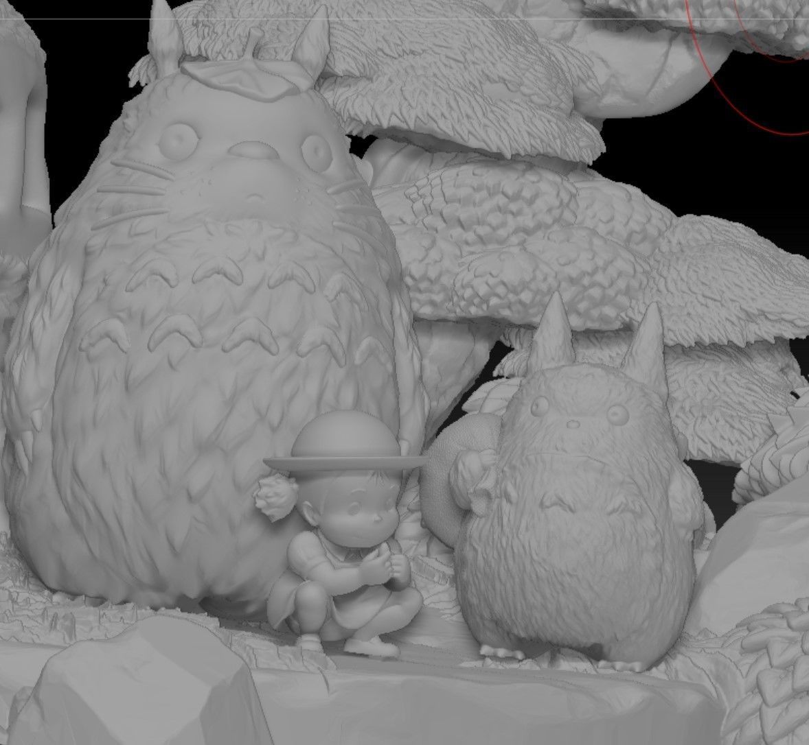 mon voisin totoro 3D print model_3