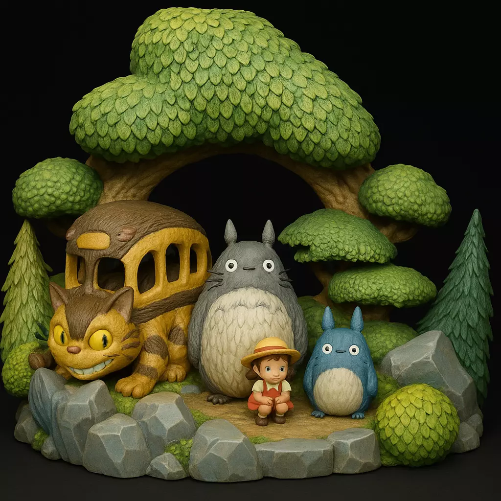 mon voisin totoro 3D print model_0