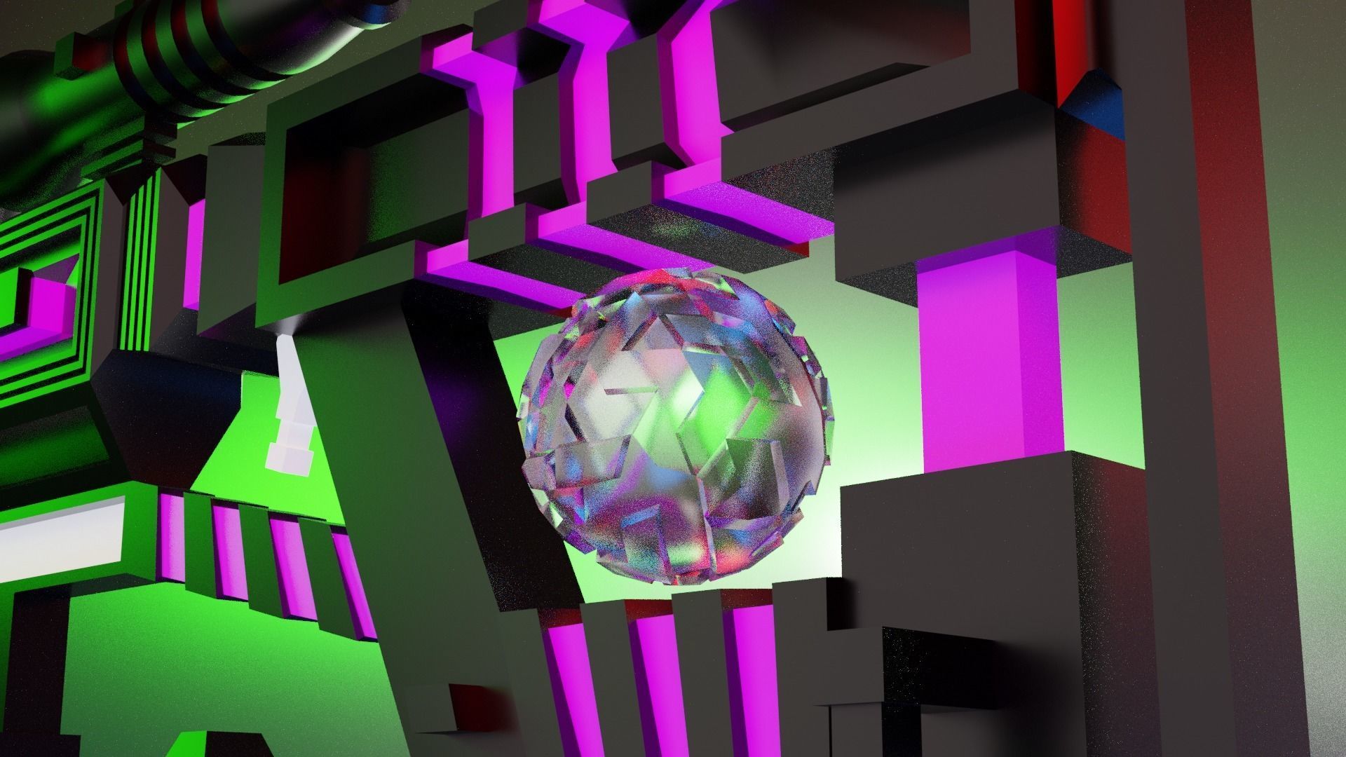 Sci Fi Gun Low-poly 3D model_4