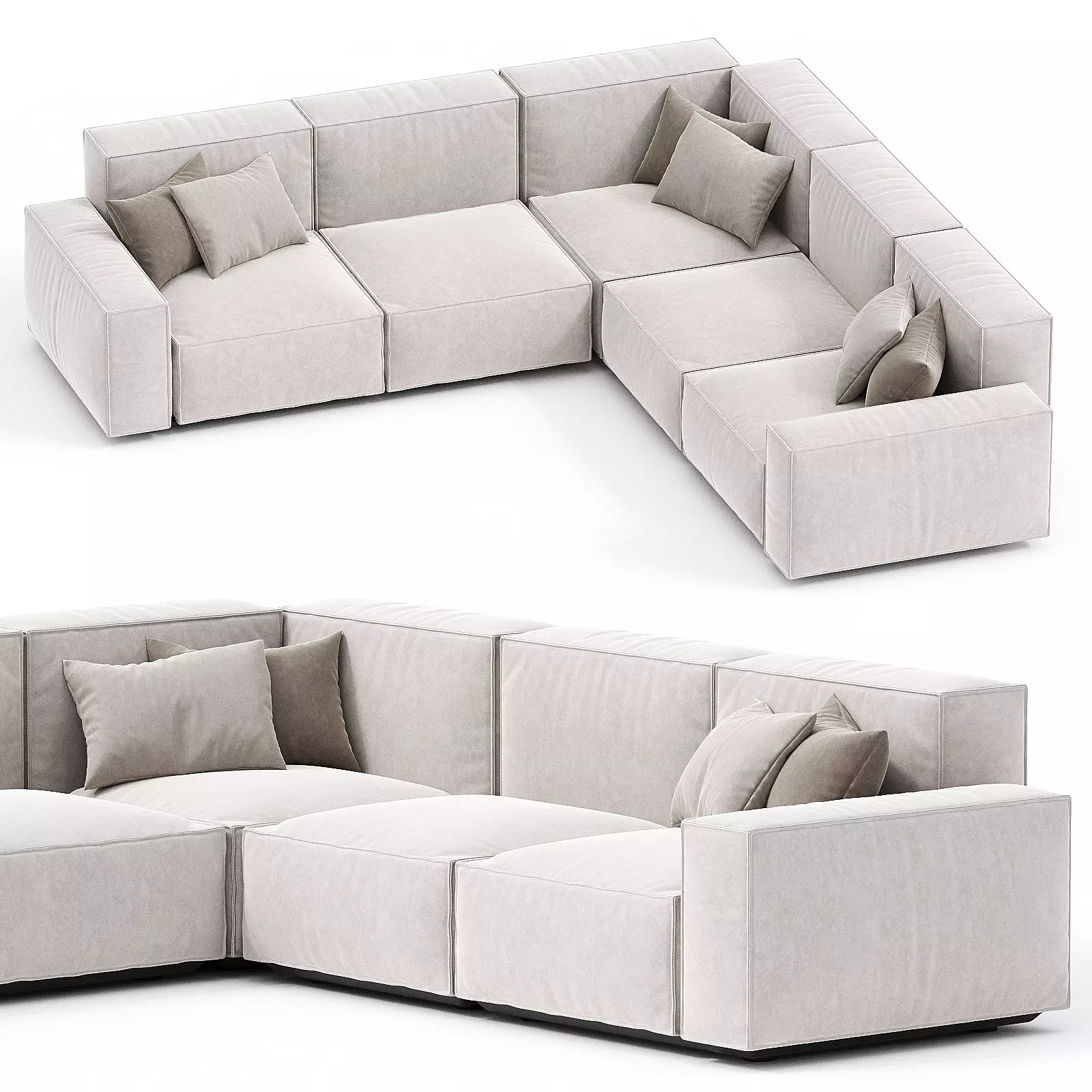Marechiaro system sofa 3D model