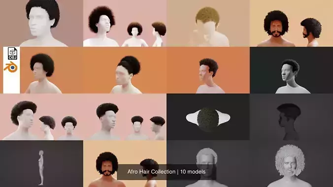 Afro Hair Collection 