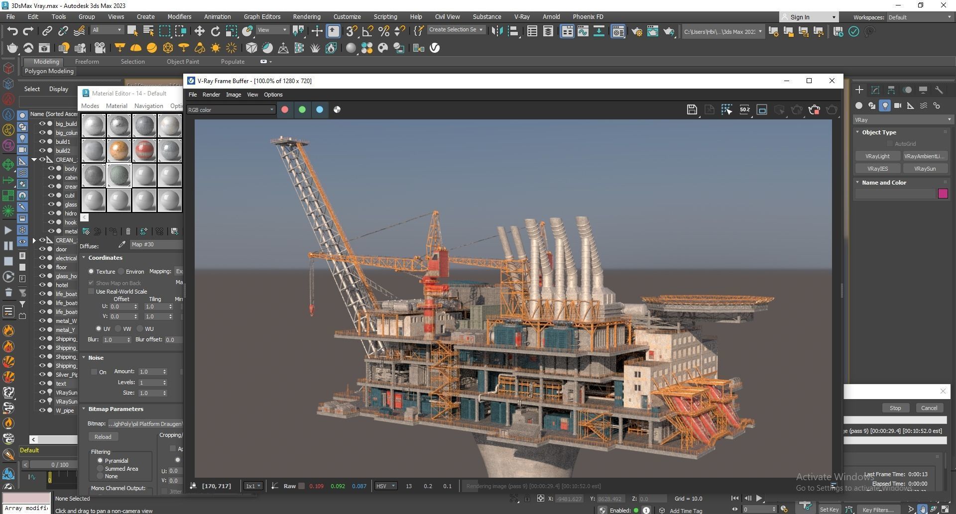Draugen OilFild 3D model_14