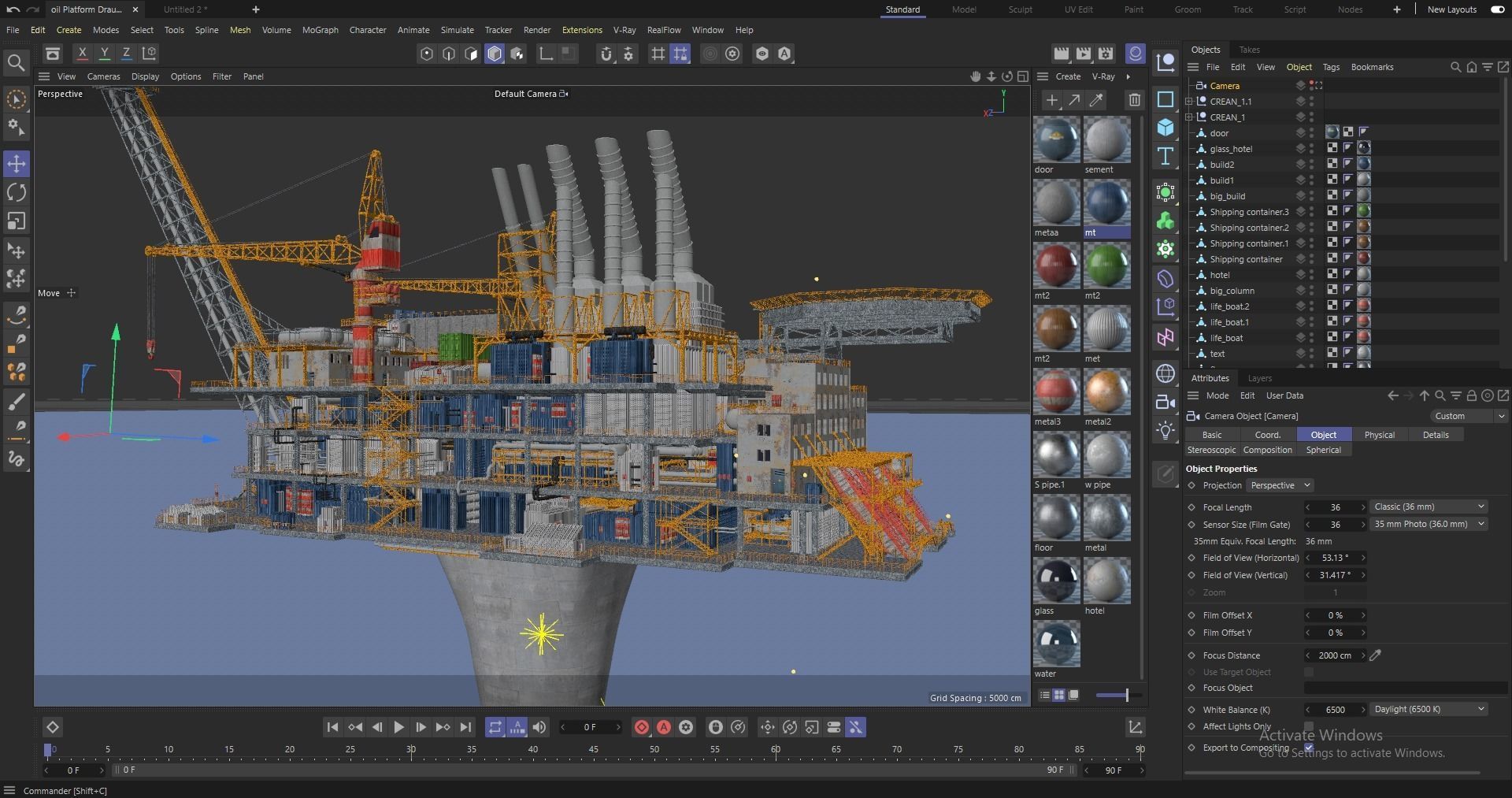 Draugen OilFild 3D model_16
