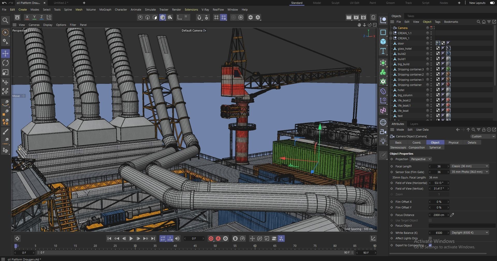 Draugen OilFild 3D model_17
