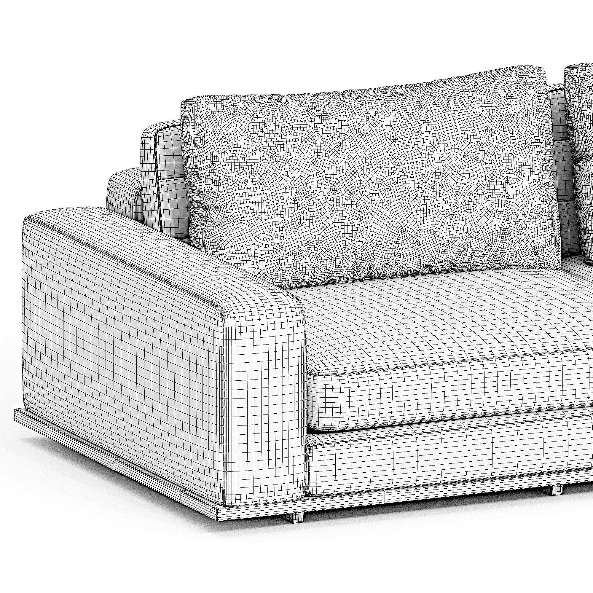 Sofa Aurora S 3D model_4