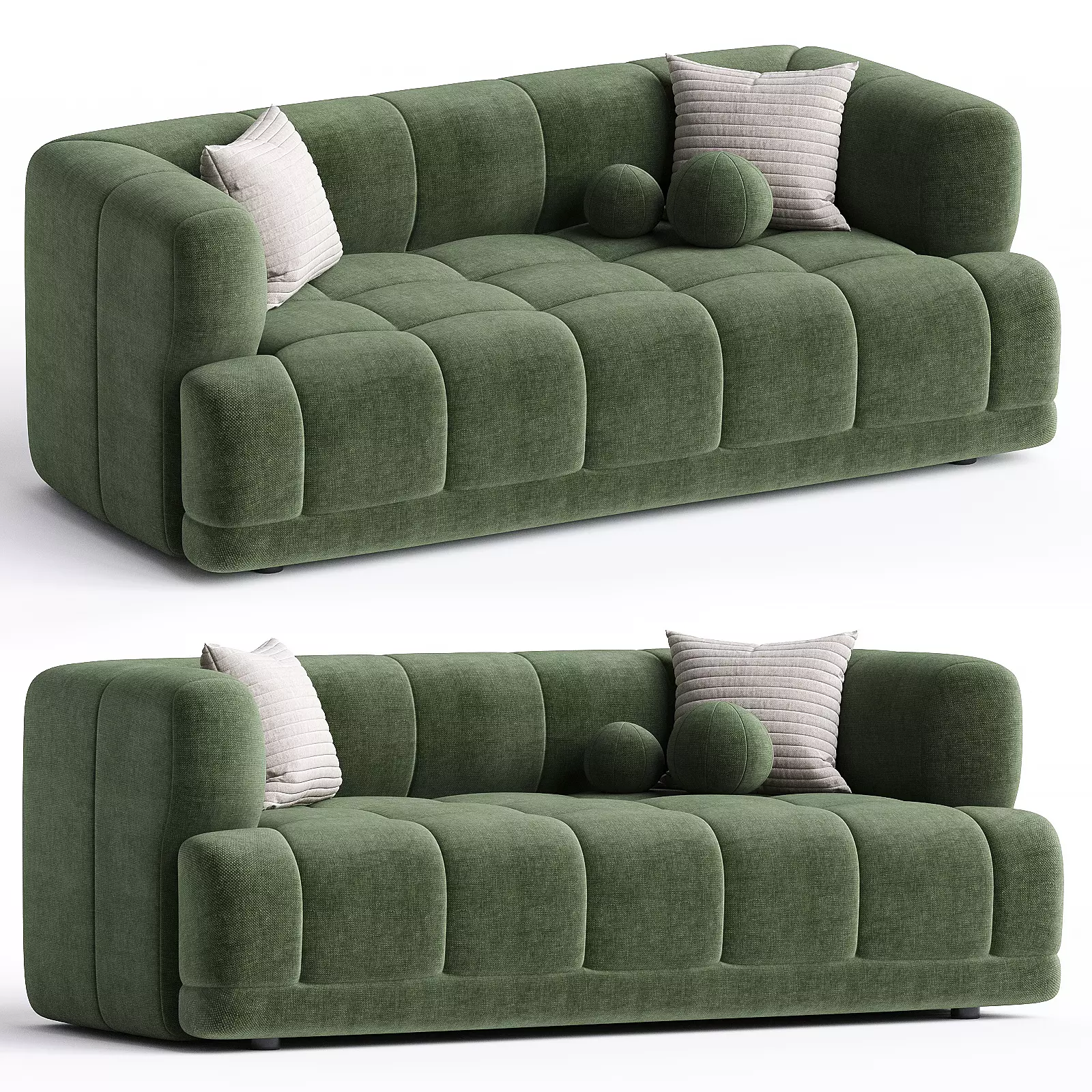 QUILTON Sofa By Hay 3D model_0