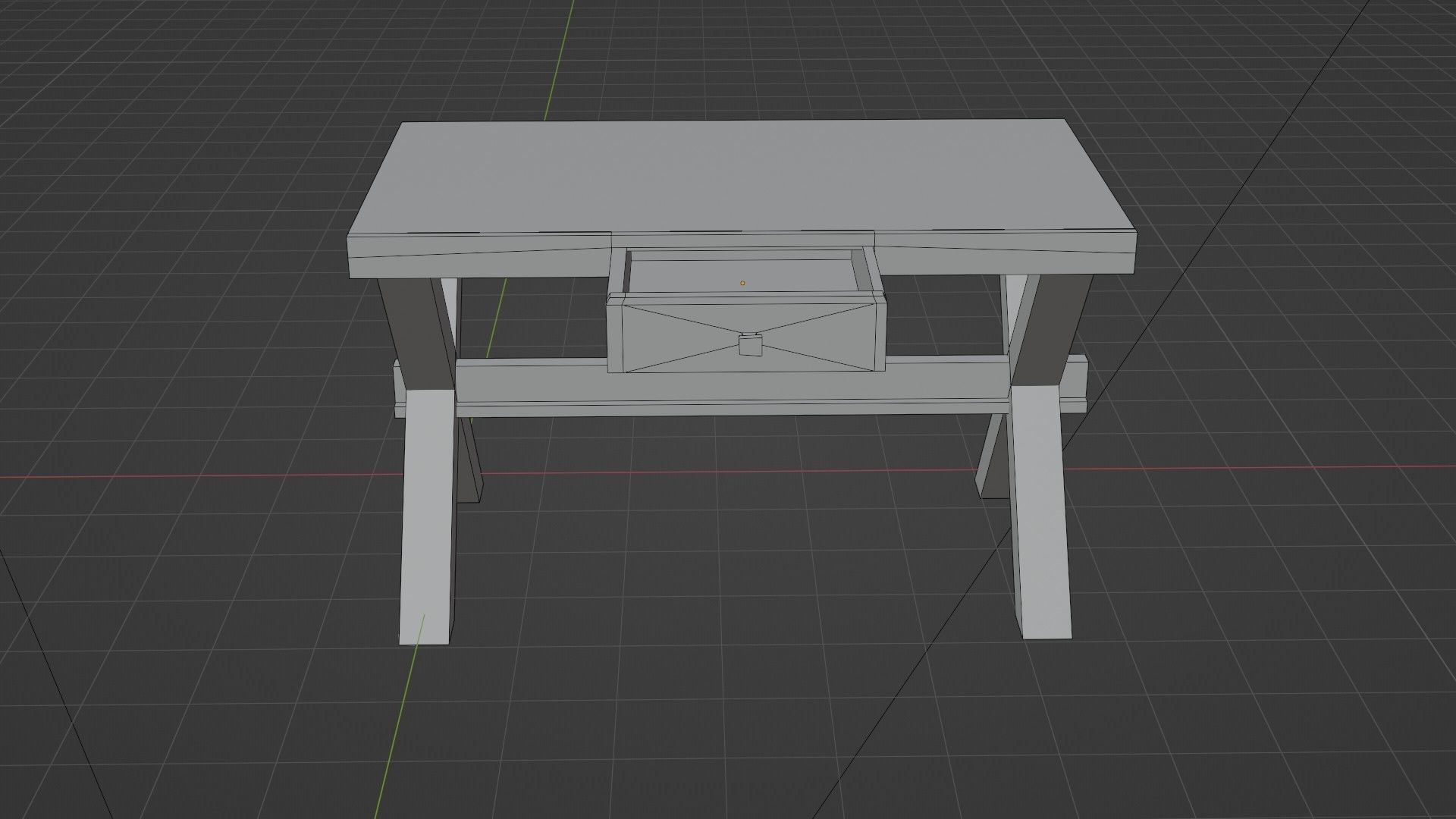 Butcher Dark Legacy  Slaughter Table Stained Pig Human Carvings Low-poly 3D model_10