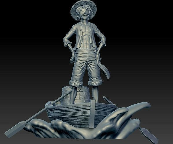 luffy Big smile 3D print model