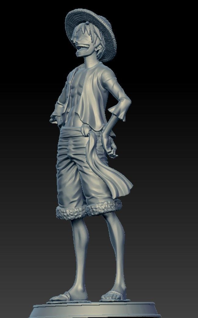 luffy Big smile 3D print model_3