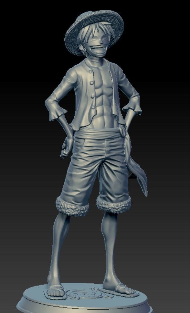 luffy Big smile 3D print model_1