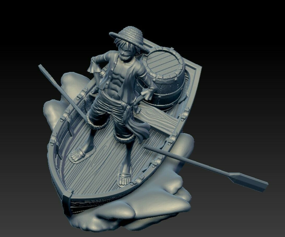 luffy Big smile 3D print model_2