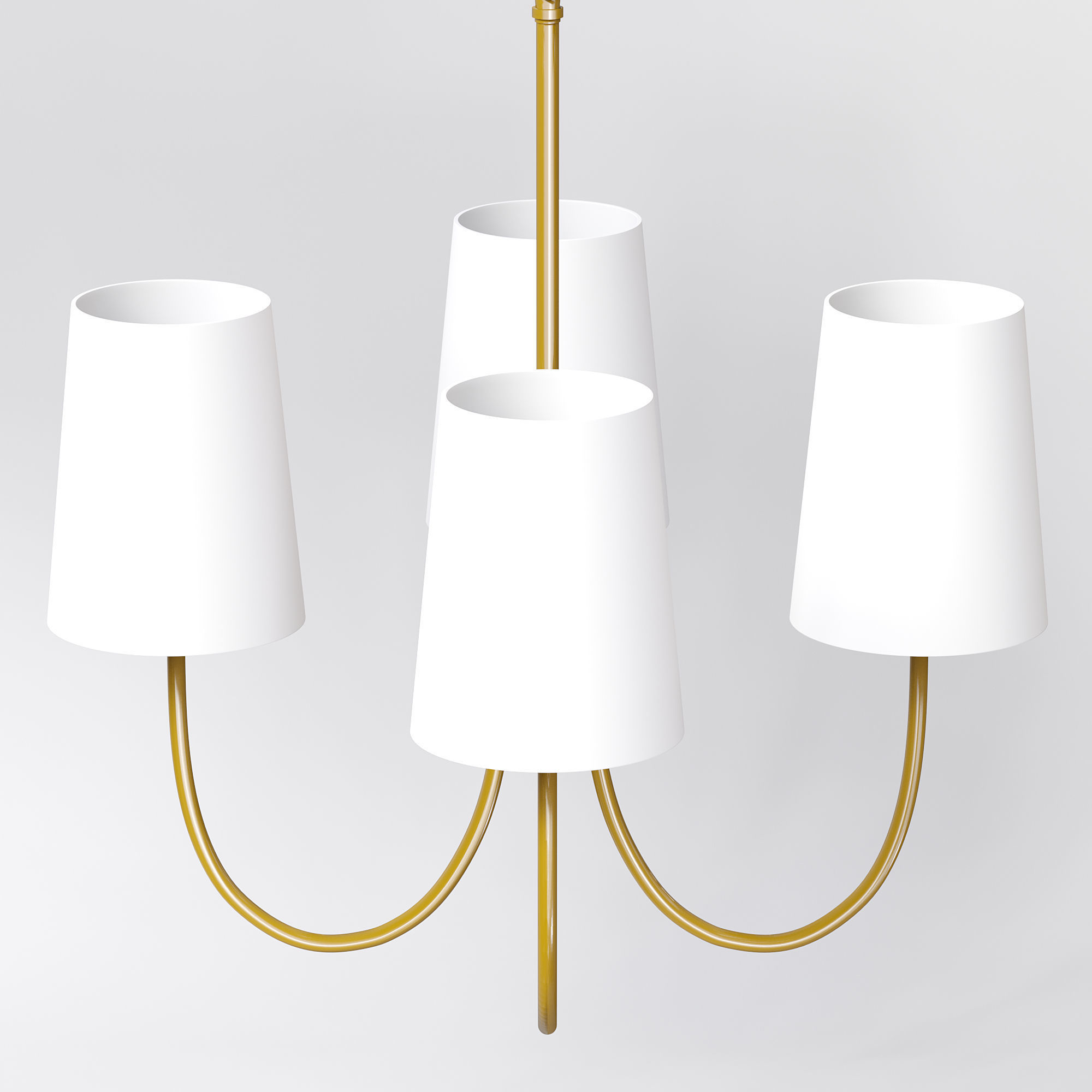 Traditional Chandelier 3D model_1