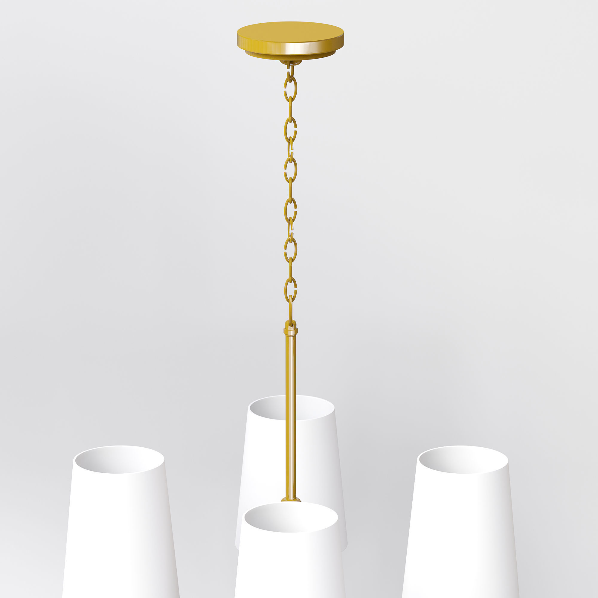 Traditional Chandelier 3D model_3