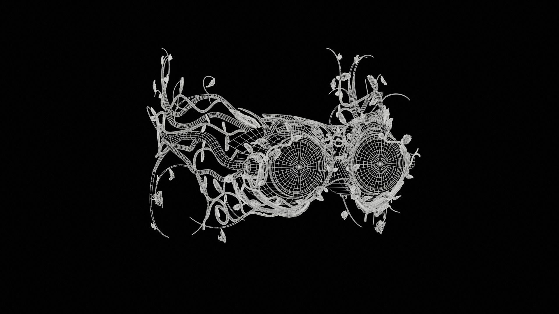 Elvish Goggle Low-poly 3D model_5