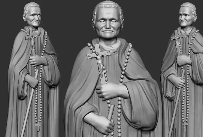 San Martin de Porres - 3D model to print