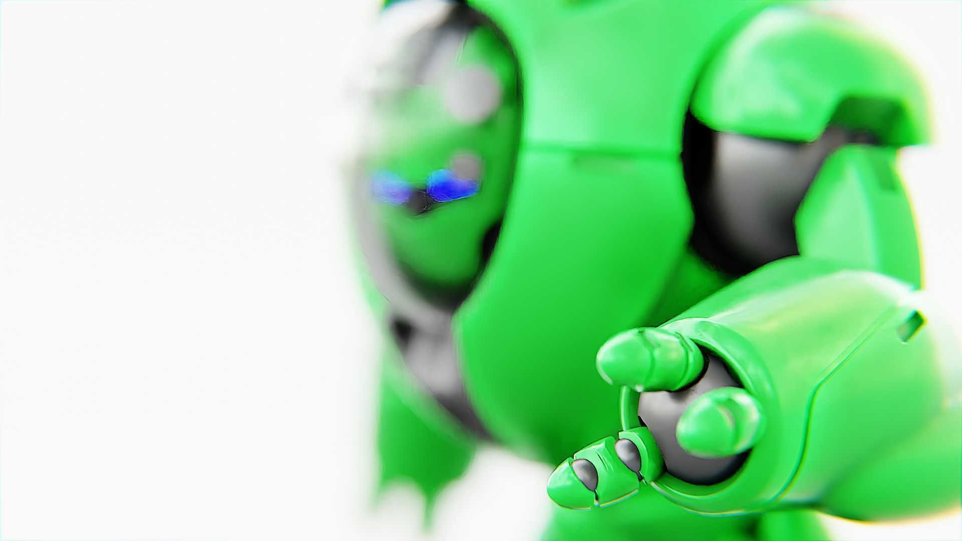 ASTRONAUT BOT V-3000   RIGGED 3D model_15