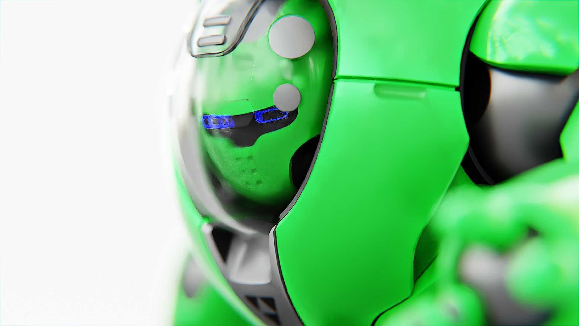 ASTRONAUT BOT V-3000   RIGGED 3D model_21