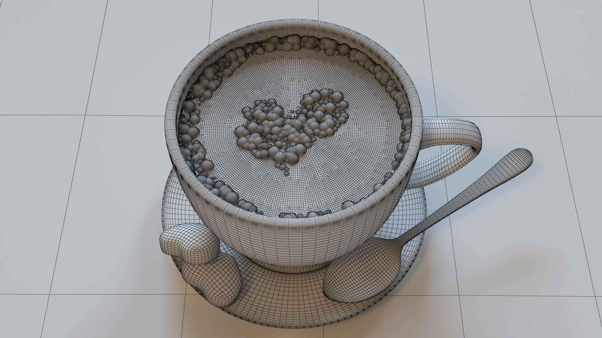 Coffee cup 3D model_8