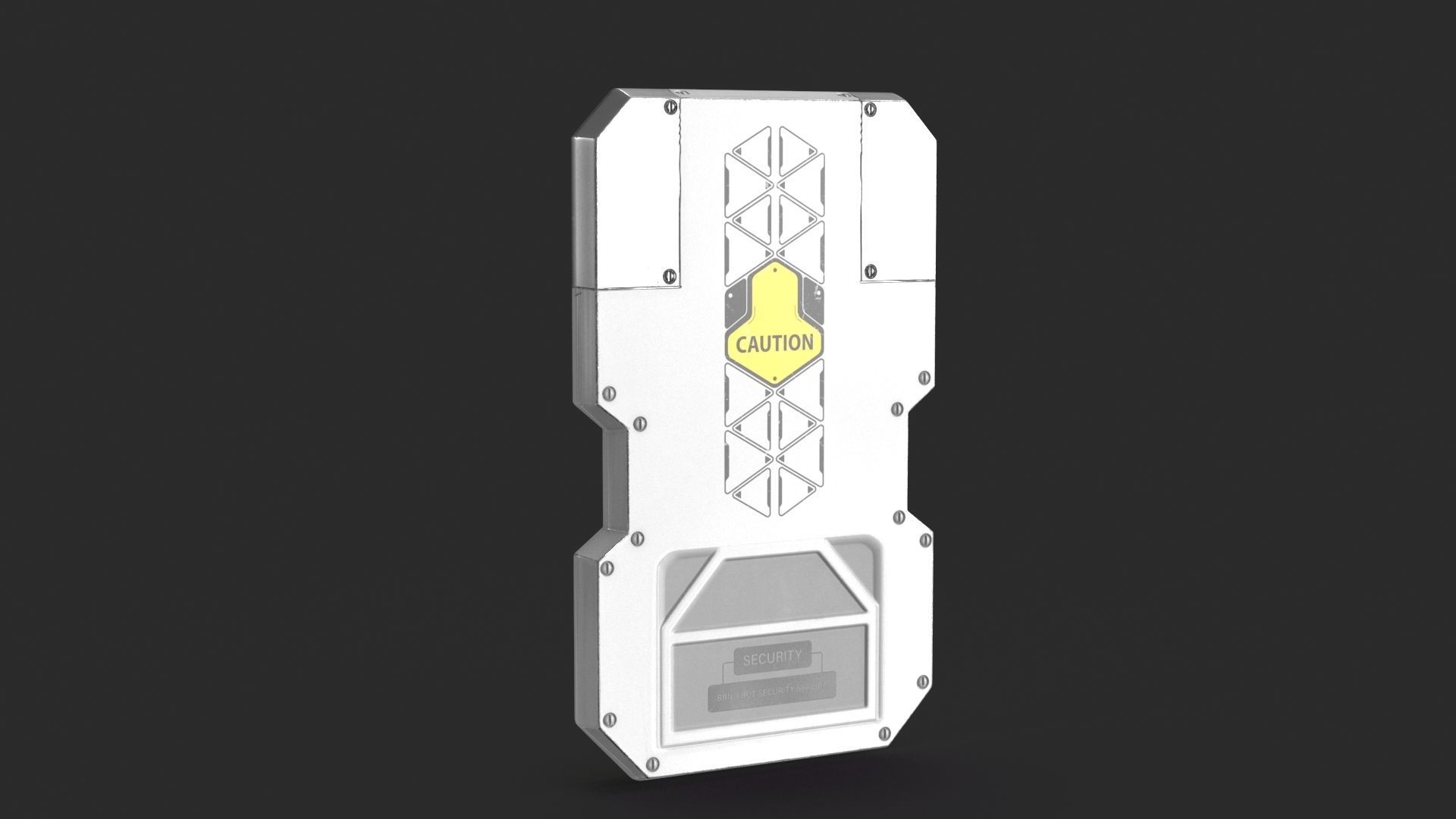 Sci Fi Scanner Display v5 Low-poly 3D model_10