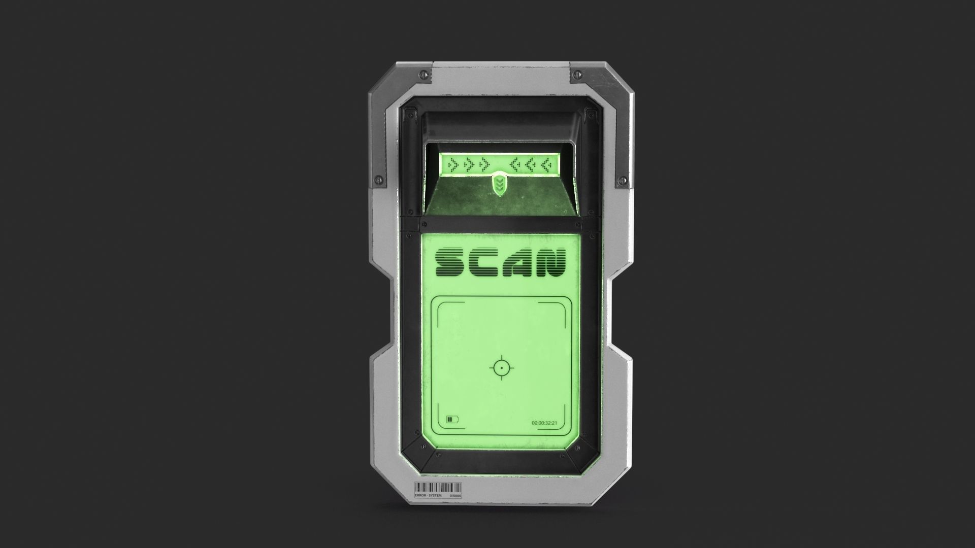 Sci Fi Scanner Display v5 Low-poly 3D model_13
