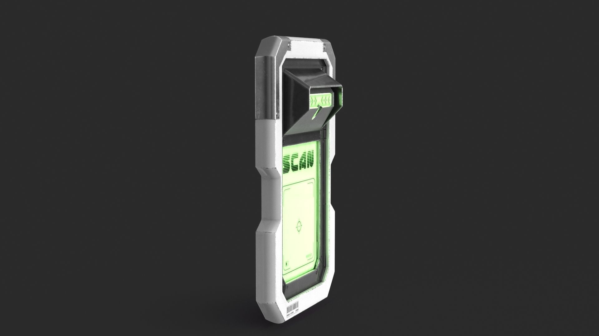 Sci Fi Scanner Display v5 Low-poly 3D model_7