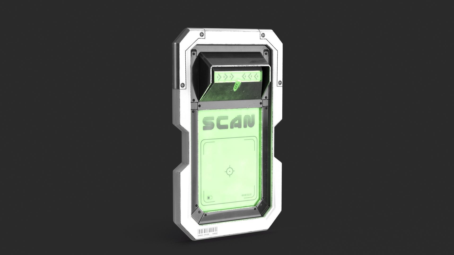 Sci Fi Scanner Display v5 Low-poly 3D model_6