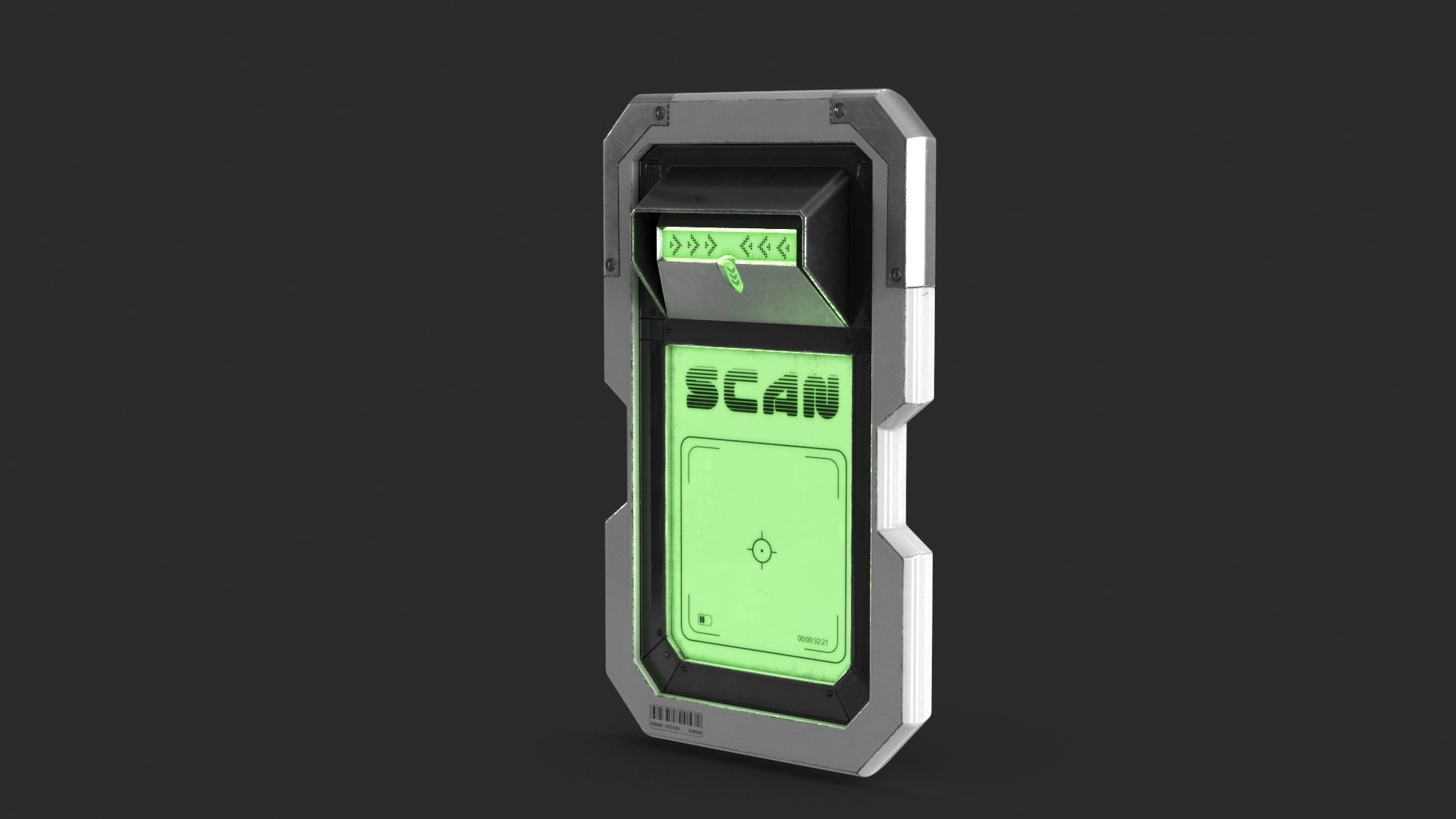 Sci Fi Scanner Display v5 Low-poly 3D model_12