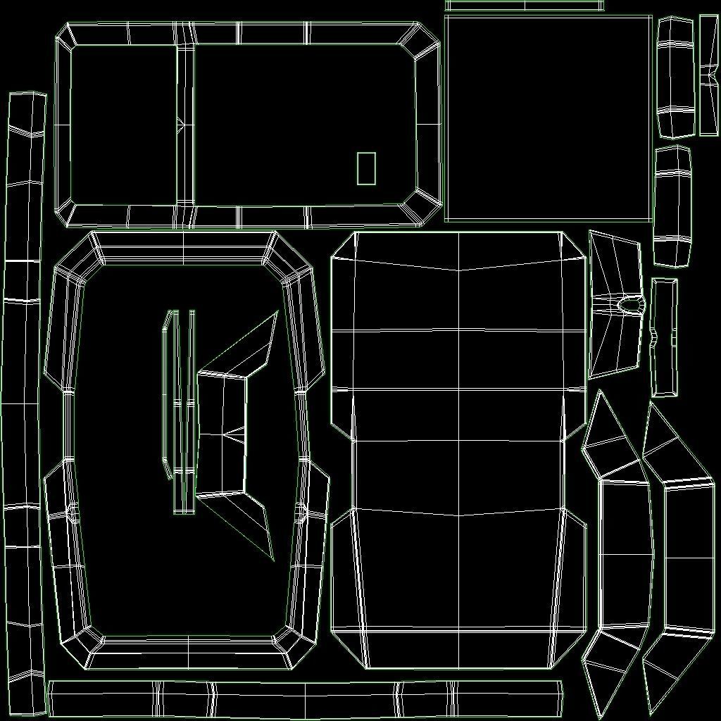 Sci Fi Scanner Display v5 Low-poly 3D model_20