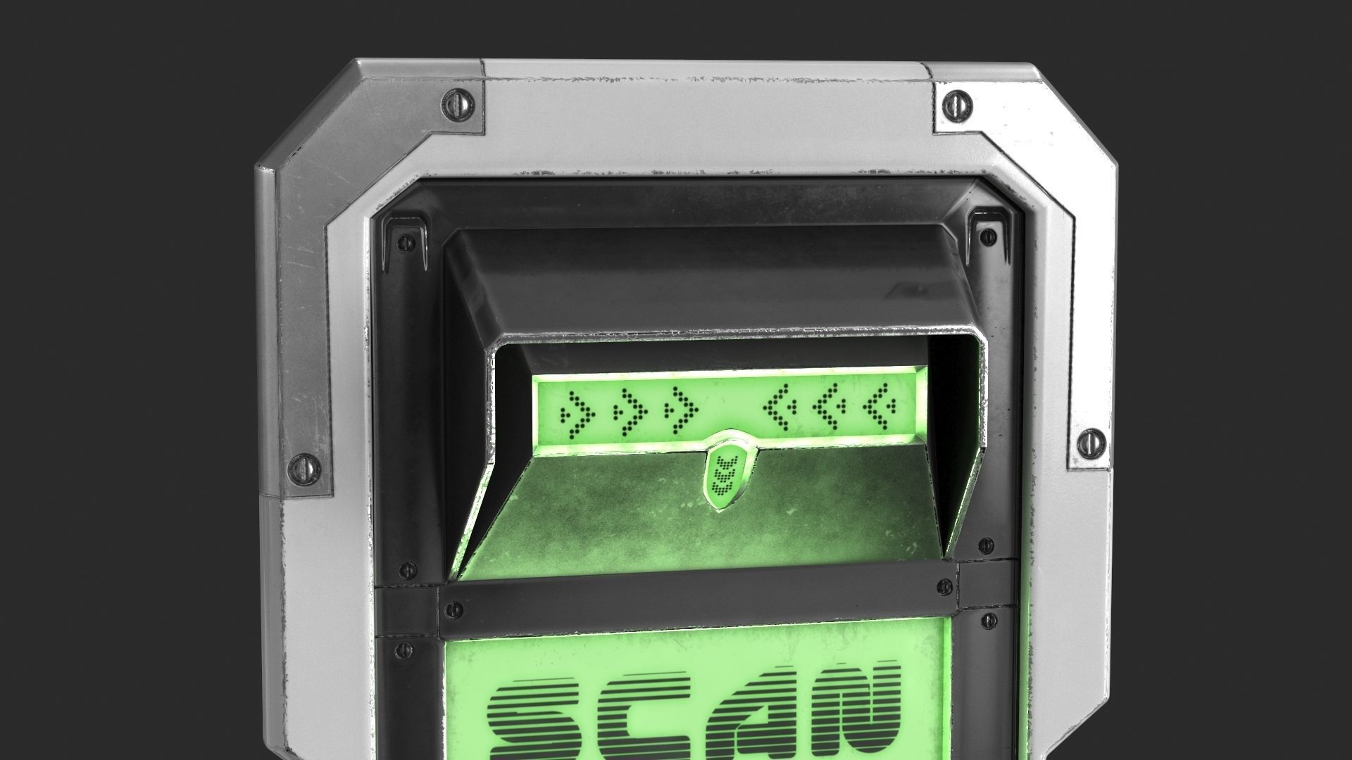 Sci Fi Scanner Display v5 Low-poly 3D model_14