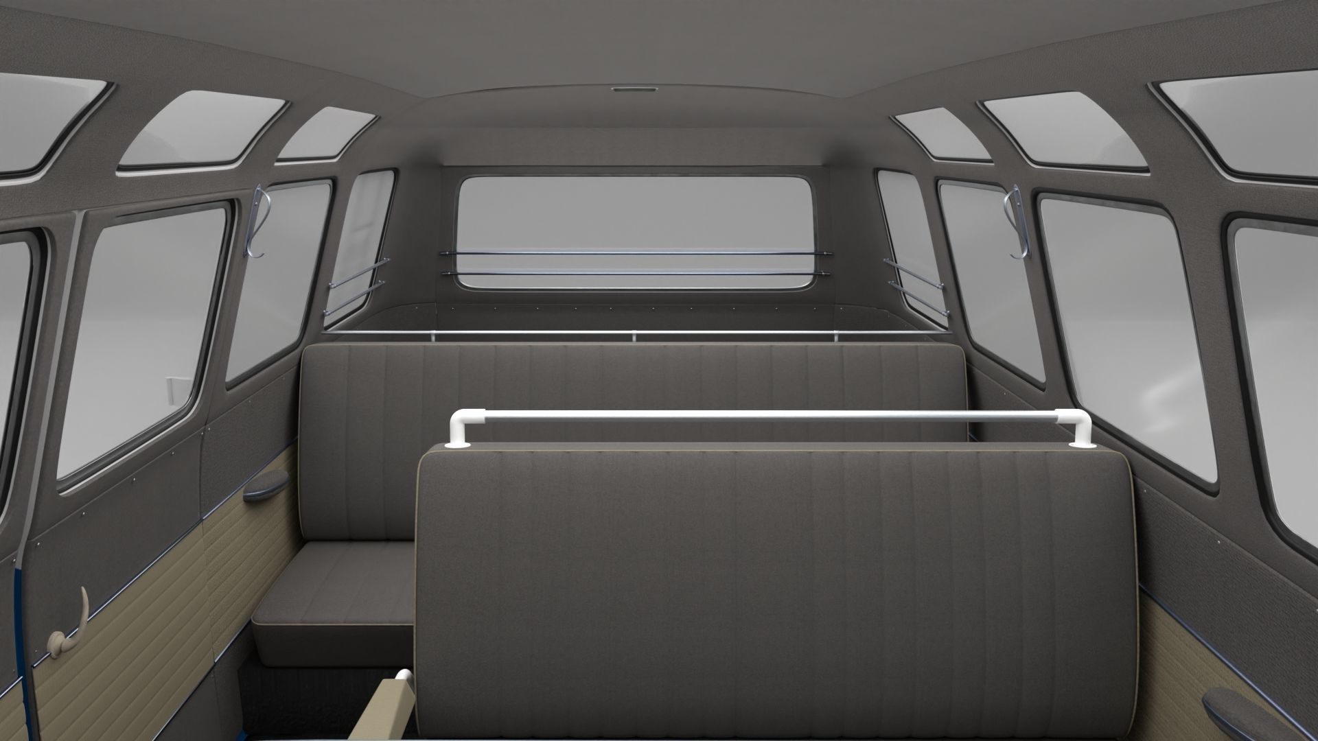 Volkswagen T1 With Full Interior 3D model | CGTrader