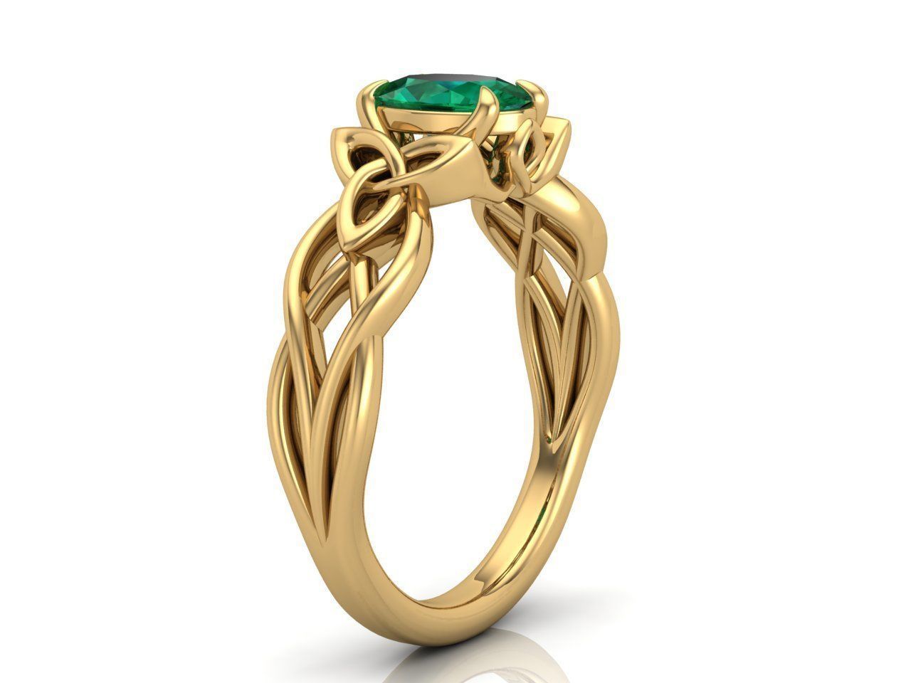 Celtic ring 3 3D print model_7