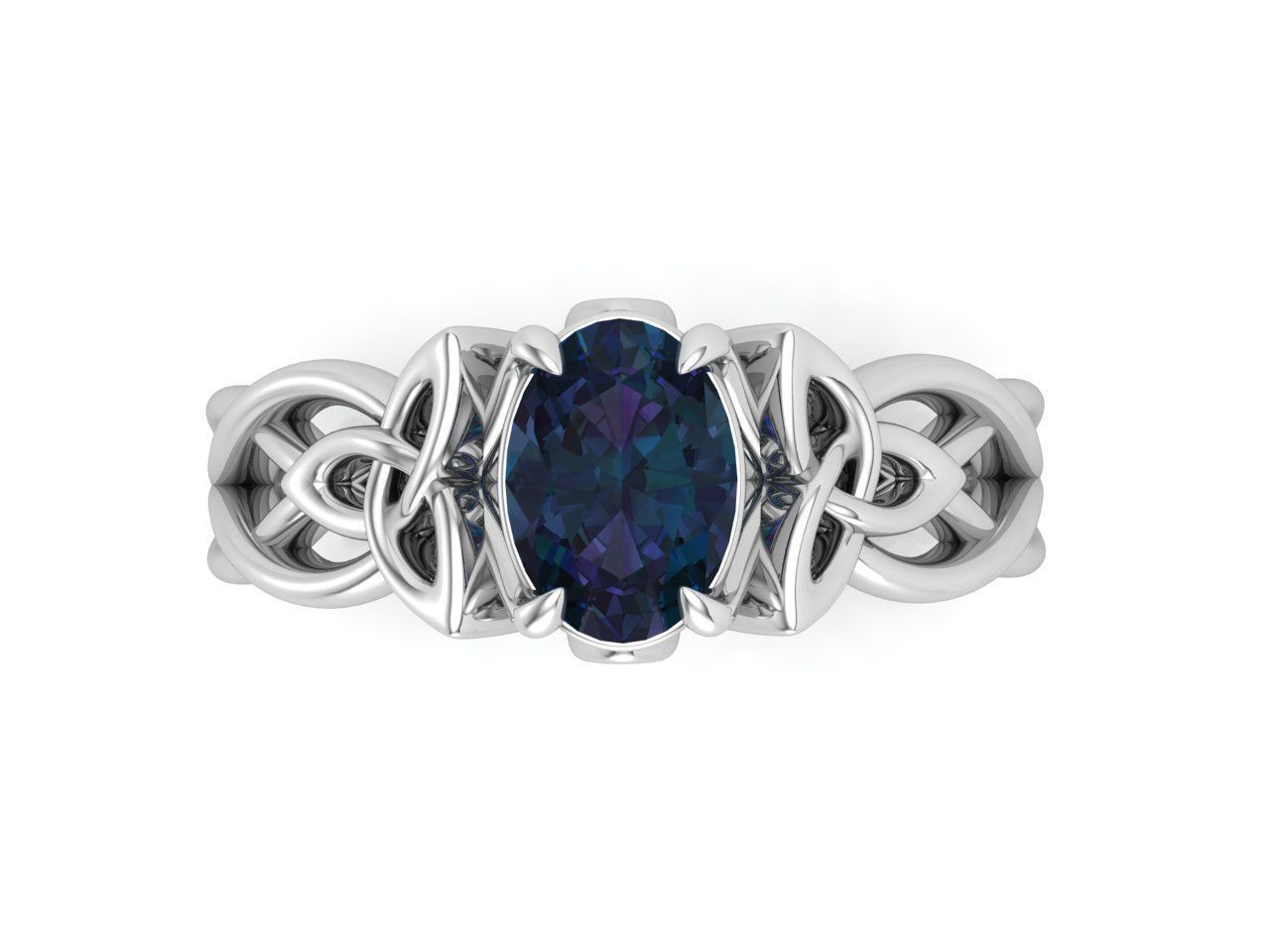 Celtic ring 3 3D print model_5