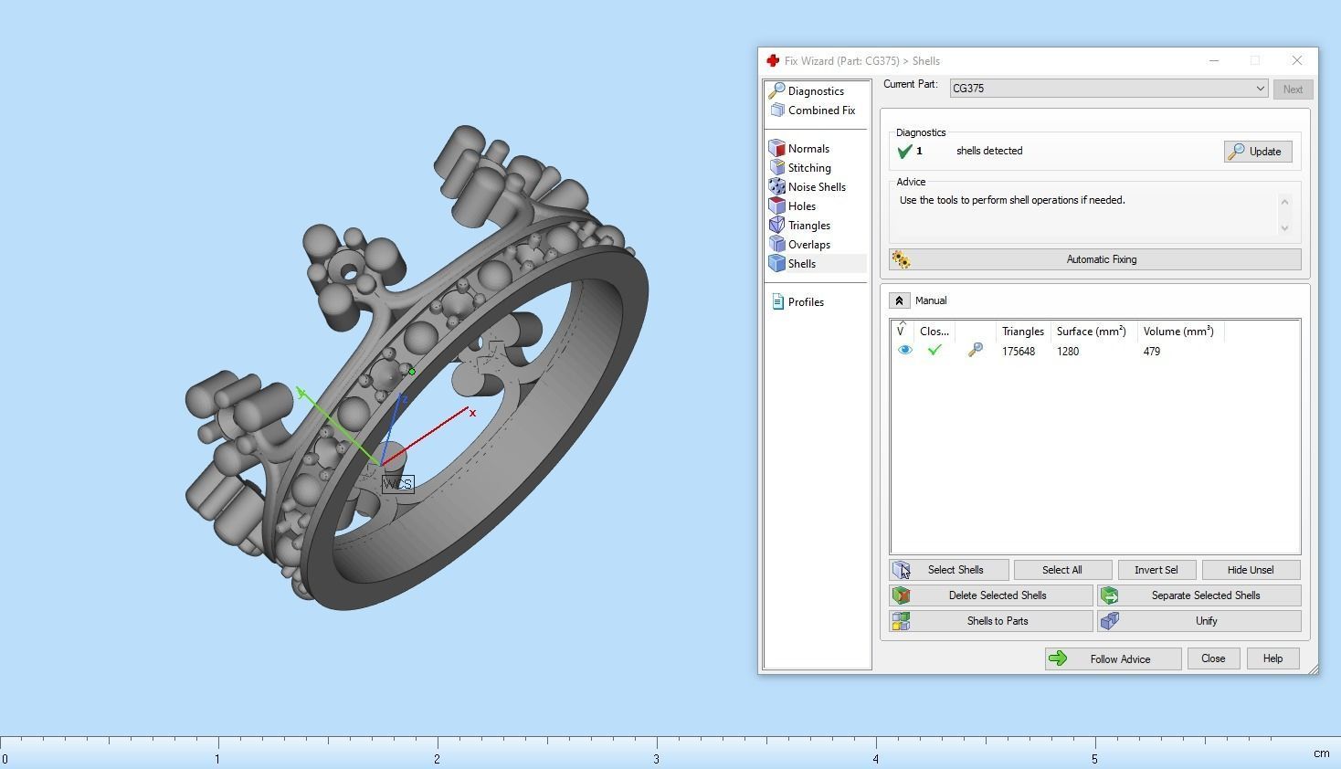 Crown ring size 8 US model 375 3D print model_14
