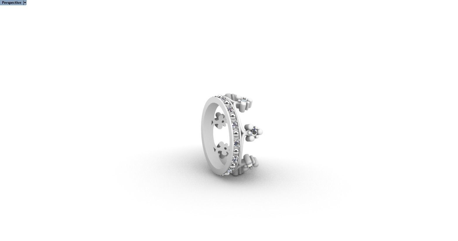 Crown ring size 8 US model 375 3D print model_13